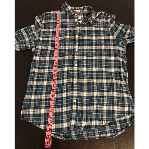 Original Penguin Men's Heritage Fit Blue Plaid Buttondown - Size is Missing - Picture 8 of 11